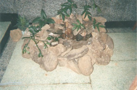 Fonte feita dentro da Igreja - Campanha da Fraternidade 2004